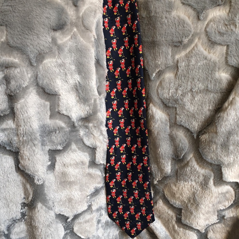 Special Ties Golfing Santa Vintage Hallmark - Picture 2 of 7